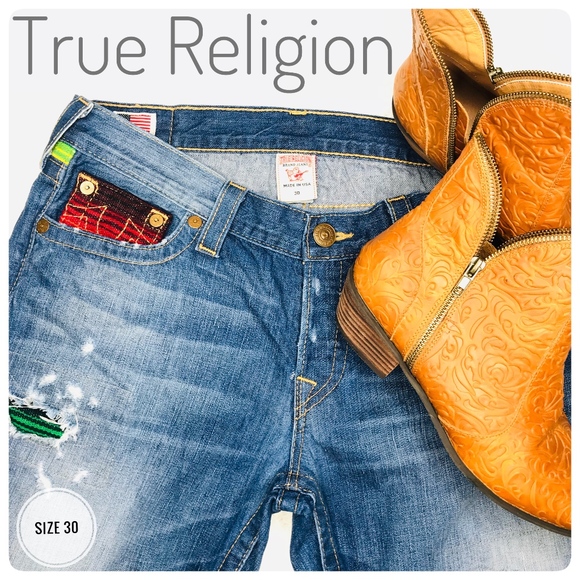 TRUE RELIGION SARAPE JEANS - Picture 1 of 8
